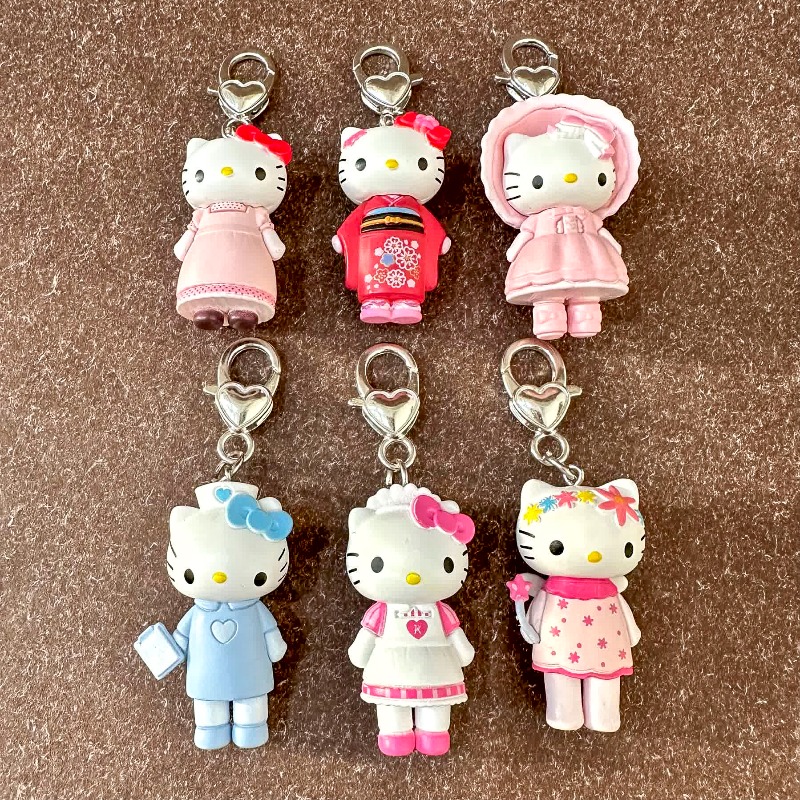 Phone Accessories Supplier - 헬로 키티 키체인 만화 인형 휴대폰