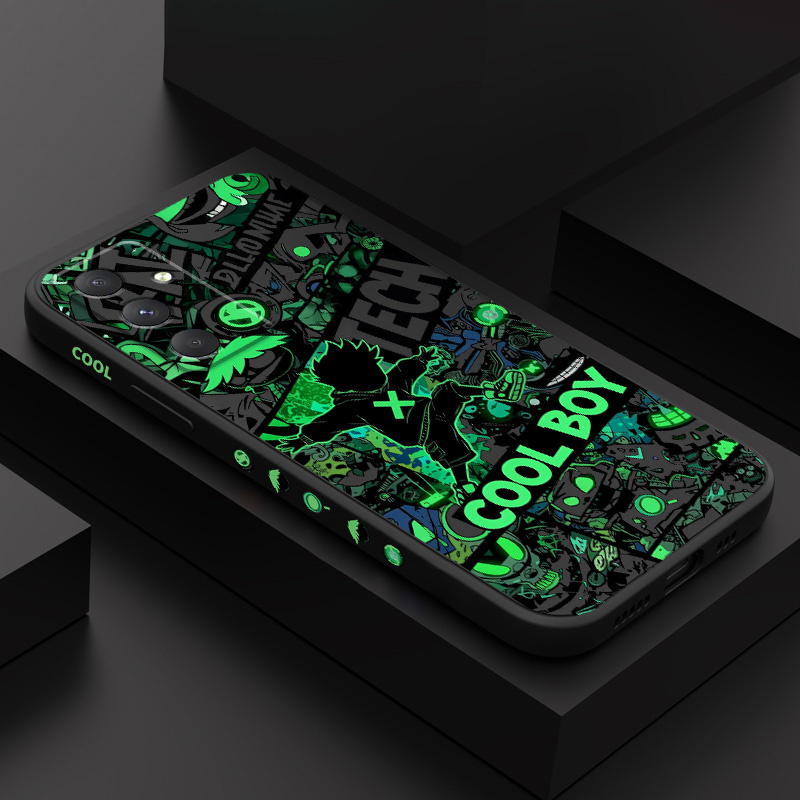 Led Flash Case - 멋진 남자 그래피티 폰 케이스 삼성
