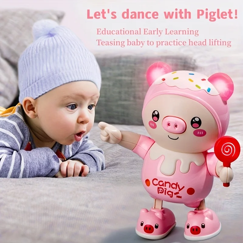 Phone Accessories Baby - 전기 돼지, 음악 조명 이동, 춤