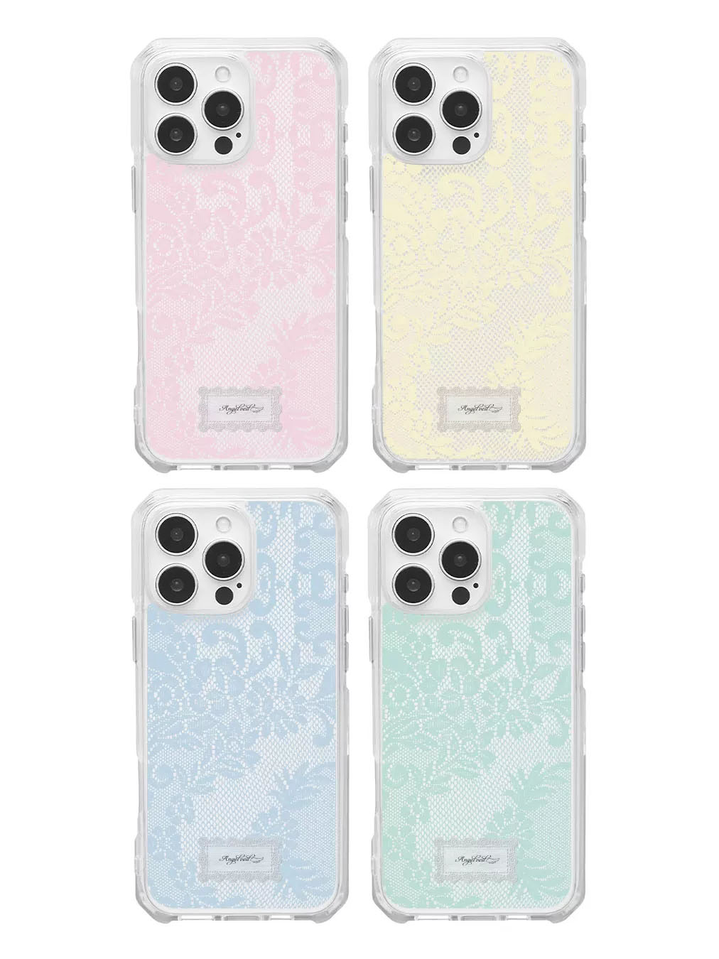 Phone Accessories For Girls - 한국 인스 컬러 레이스 스윗 걸