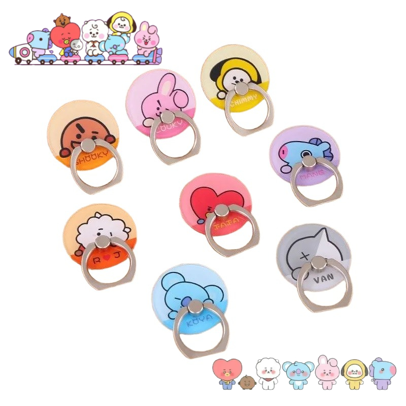 Phone Accessories Supplier - BT21 만화 귀여운 강력 접착식 폰