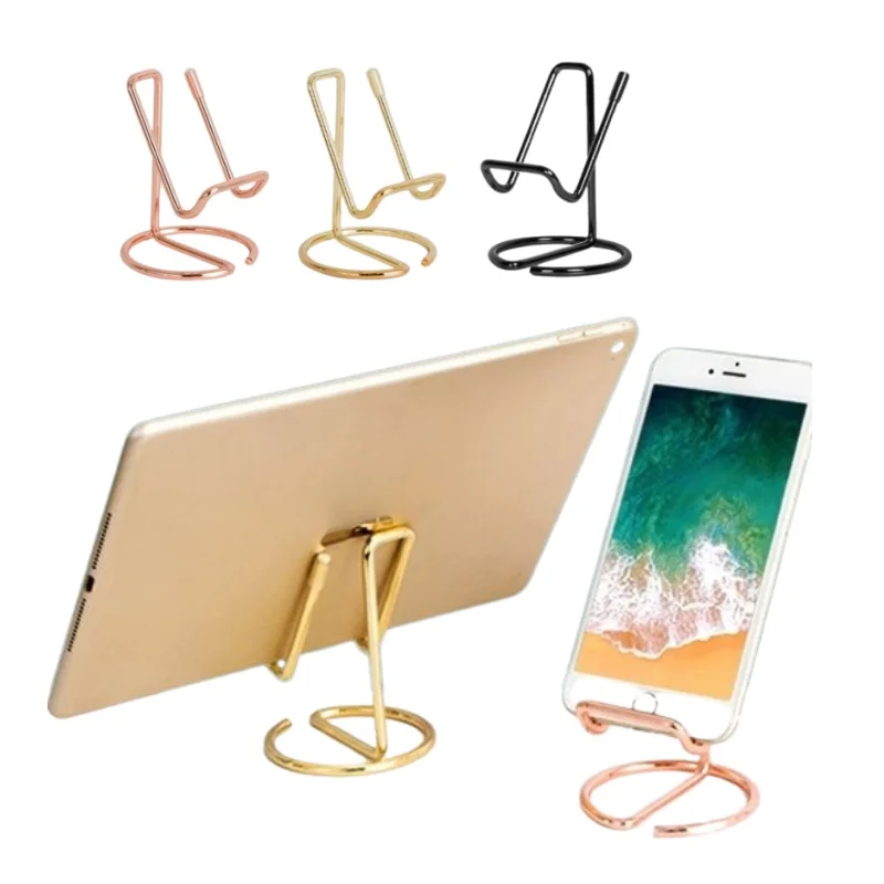 Phone Accessories Rack - 1PC 금속 게으른 와이어 휴대 전화