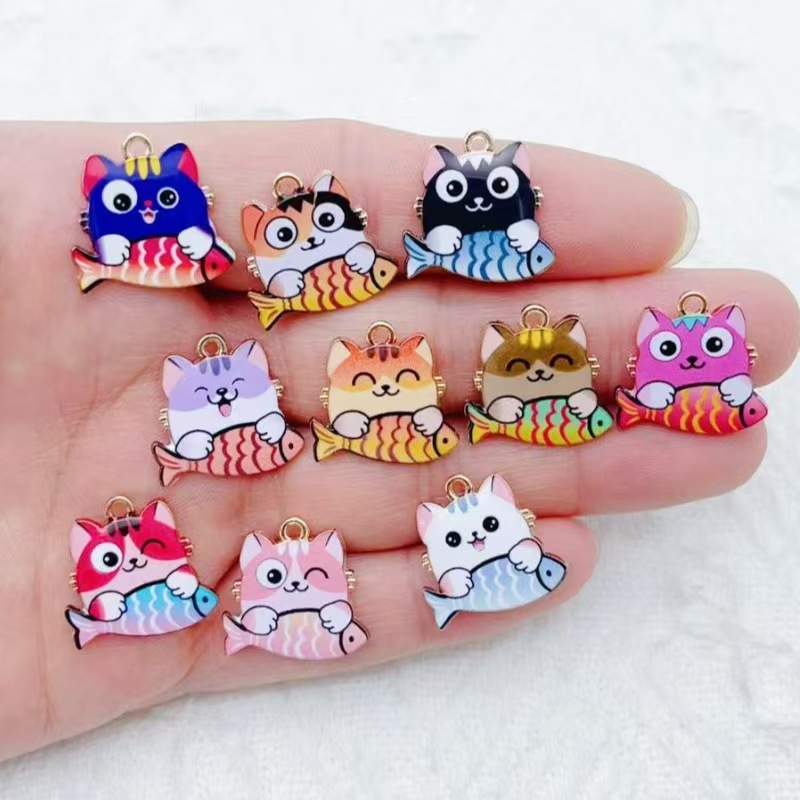 Phone Accessories Diy - 10pcs 국경 간 판매 만화 귀여운