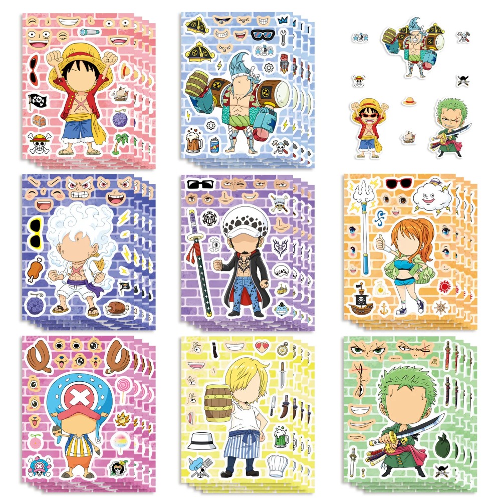 Phone Accessories Supplier - 8/16/24장 원피스 루피 어린이 퍼즐 스티커