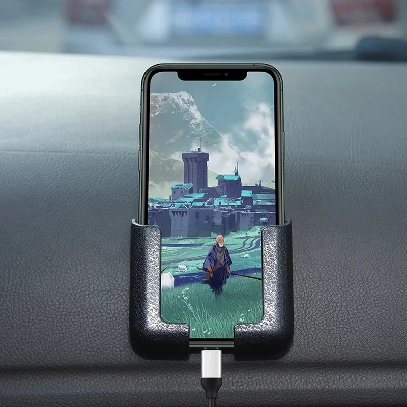 Phone Accessories Rack - 자체 접착식 대시보드 폰 마운트 거치대,