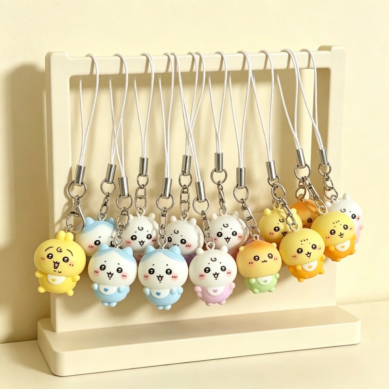 Phone Accessories Baby - 치이카와 하치와레 모모나 레진 키체인 폰