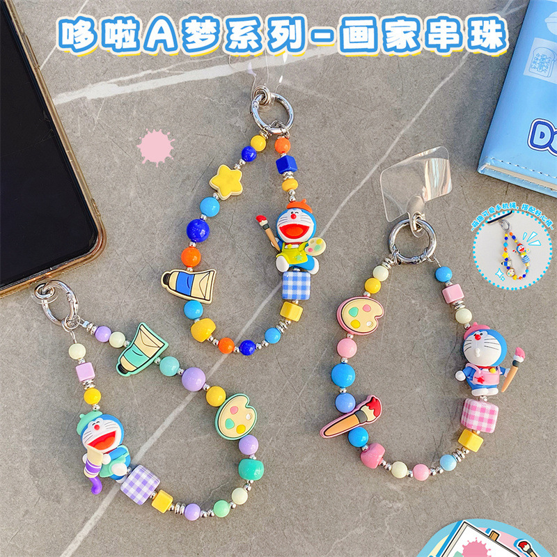 도라에몽 만화 휴대폰 비즈 장식 체인 애니메이션 주변기 - Phone Accessories Supplier 리뷰 및 가격