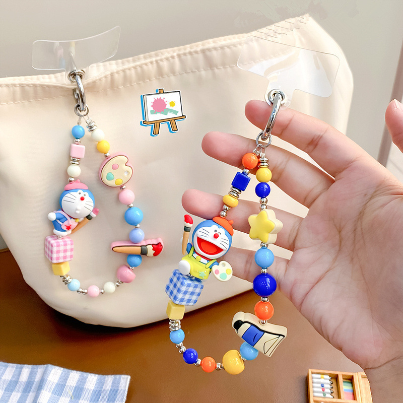 도라에몽 만화 휴대폰 비즈 장식 체인 애니메이션 주변기 - Phone Accessories Supplier 리뷰 및 가격