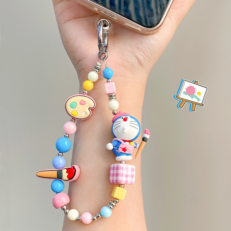 도라에몽 만화 휴대폰 비즈 장식 체인 애니메이션 주변기 - Phone Accessories Supplier 리뷰 및 가격