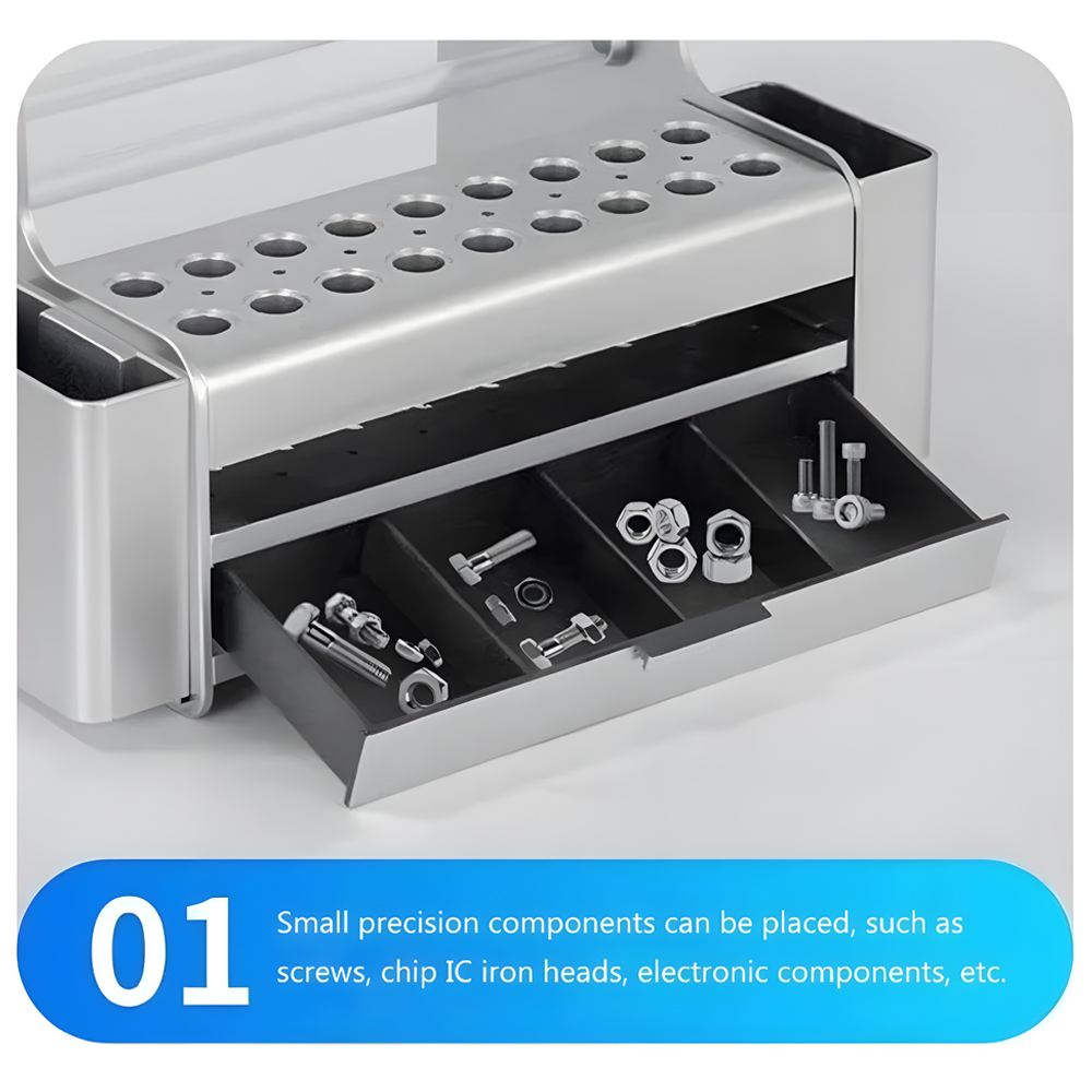 데스크탑 랙 전자 유지보수 도구 캐비닛 모바일 폰 드라 - Phone Accessories Rack 리뷰 및 가격