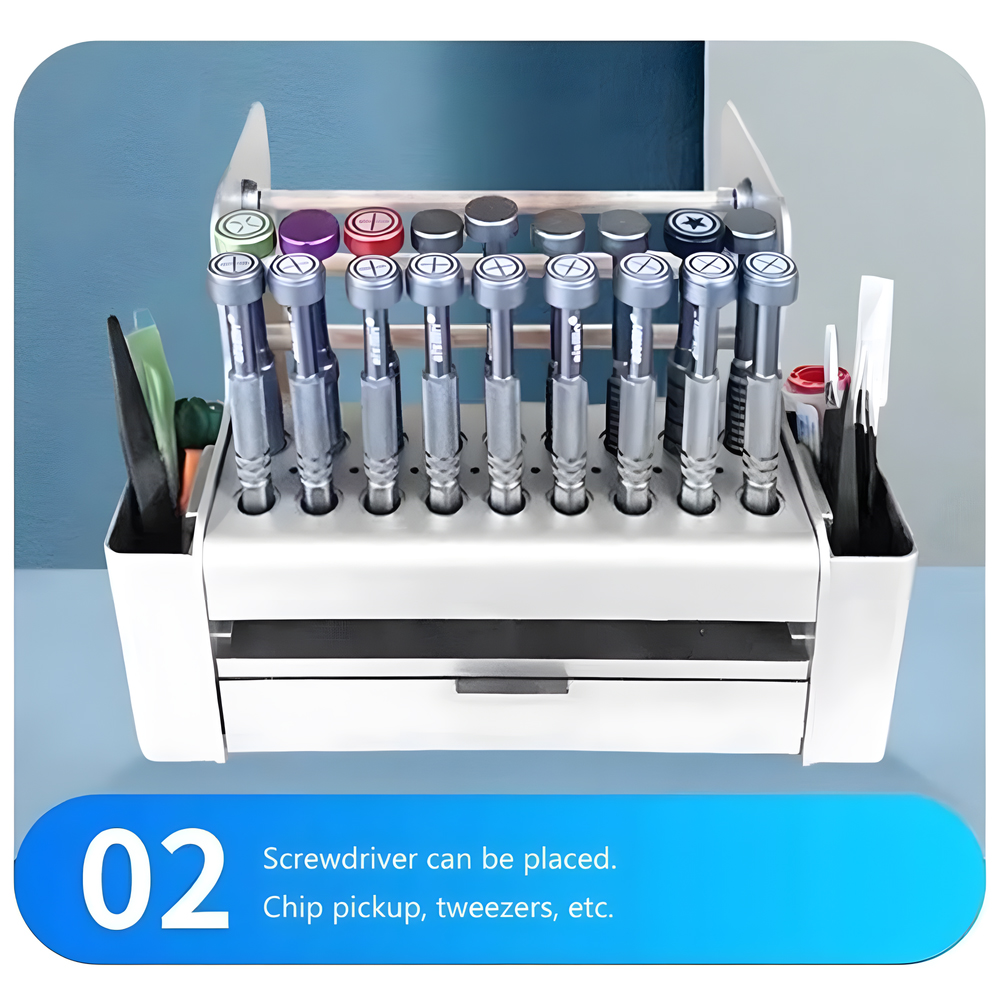 데스크탑 랙 전자 유지보수 도구 캐비닛 모바일 폰 드라 - Phone Accessories Rack 리뷰 및 가격