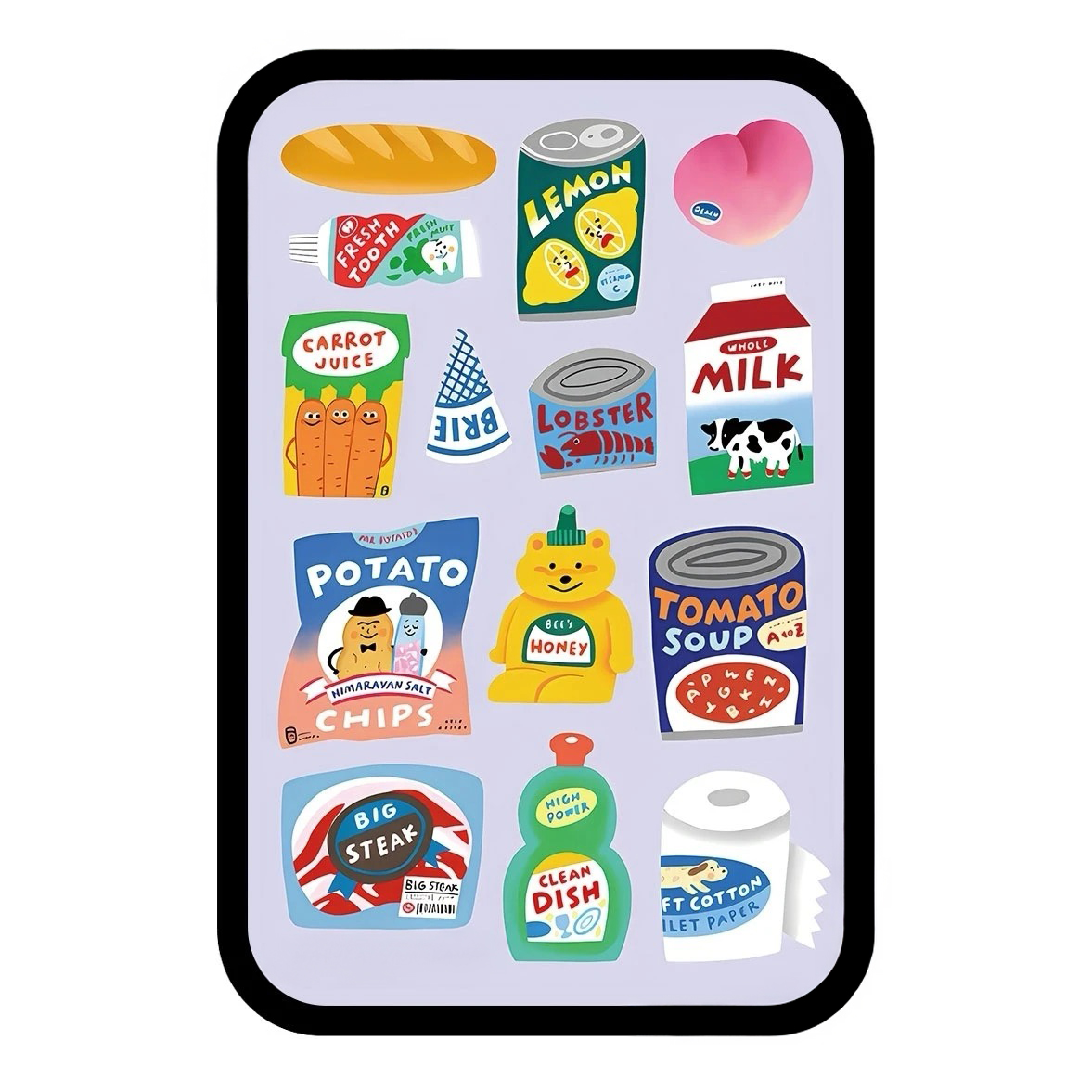 카툰 마켓 마그네틱 폰 그립 폰 스탠드 아이폰 홀더 마 - Phone Accessories Market 리뷰 및 가격