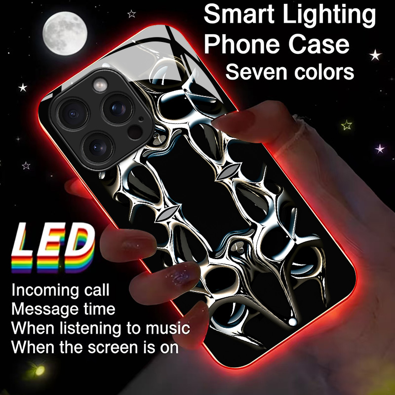 메탈 아트 프레임 발광 유리 LED 콜 라이트 업 플래 - Led Flash Case 리뷰 및 가격