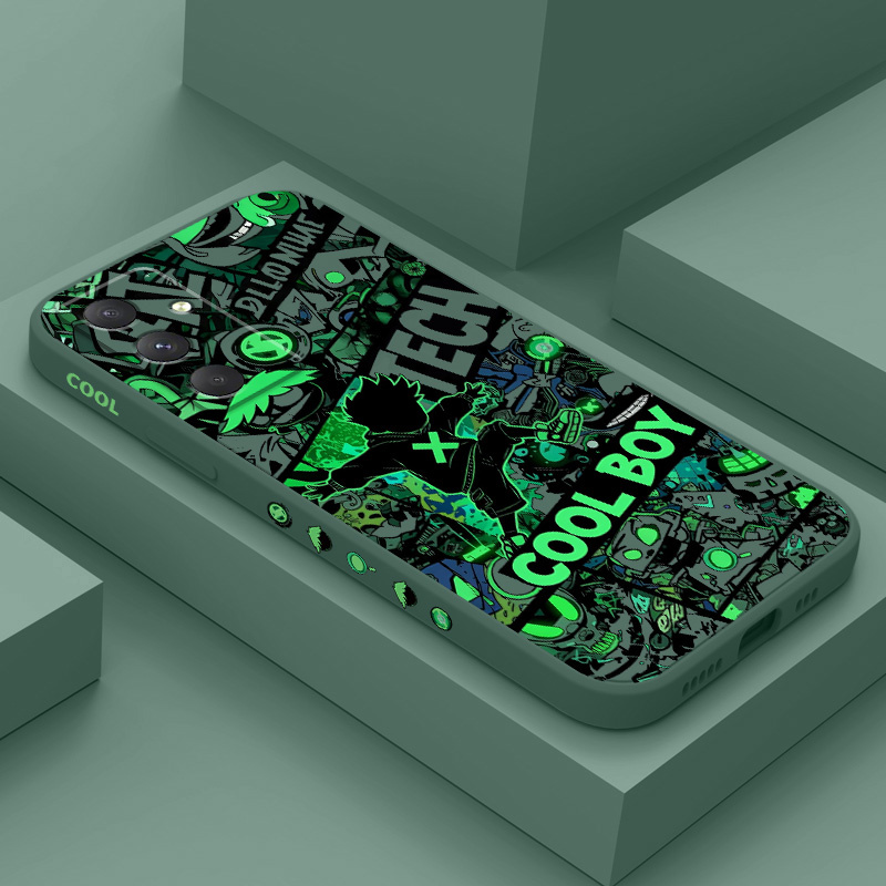 멋진 남자 그래피티 폰 케이스 삼성 갤럭시 A17 A0 - Led Flash Case 리뷰 및 가격