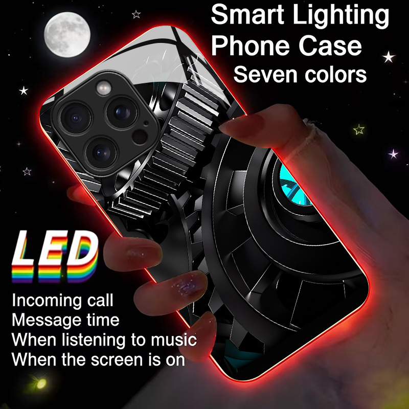 기어 메커니즘 발광 유리 LED 콜 라이트 업 플래시  - Led Flash Case 리뷰 및 가격