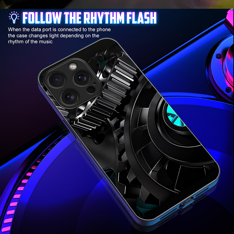 기어 메커니즘 발광 유리 LED 콜 라이트 업 플래시  - Led Flash Case 리뷰 및 가격