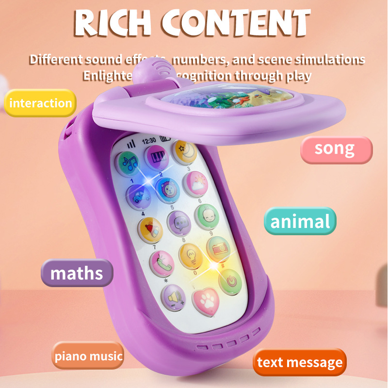 퍼즐 조기 교육 음악 휴대폰 만화 시뮬레이션 플립폰 아 - Phone Accessories Baby 리뷰 및 가격