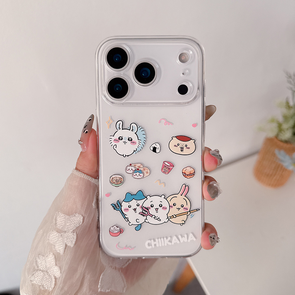 귀여운 일본 애니메이션 치이카와 우사기 하치와레 투명  - Phone Accessories Japan 리뷰 및 가격