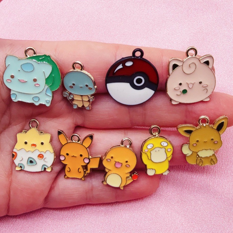 10pcs 만화 드립 오일 쥬얼리 액세서리 수제 DIY - Phone Accessories Diy 리뷰 및 가격