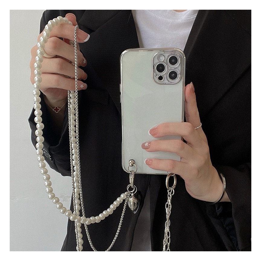 긴 진주 전화 끈 수제 구슬 체인 크로스 바디 어깨 유 - Phone Accessories Pictures 리뷰 및 가격