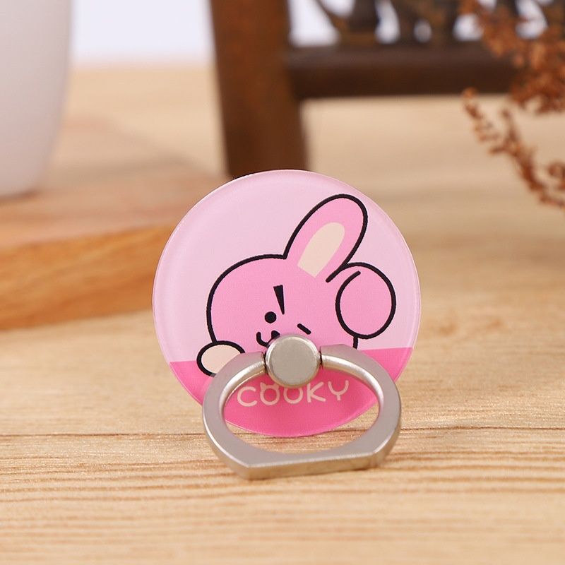 BT21 만화 귀여운 강력 접착식 폰 홀더 카와이 유니 - Phone Accessories Supplier 리뷰 및 가격