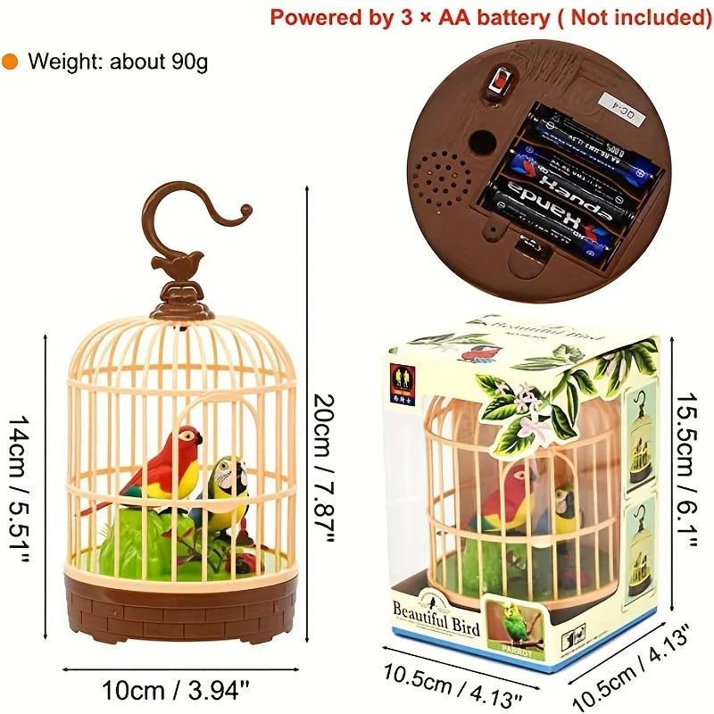 음성 활성화 유도 새 새장 장난감 말하기 지저귀는 펄럭 - Phone Accessories Baby 리뷰 및 가격