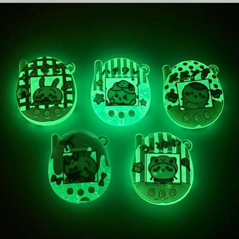 만화 발광 프린트 치이카와 홀 키체인 가방 펜던트 비즈 - Phone Accessories Diy 리뷰 및 가격