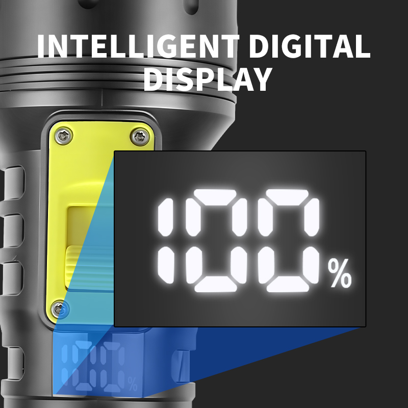 새로운 XHP70 다이빙 손전등 IPX8 방수 디지털  - Led Flash Case 리뷰 및 가격
