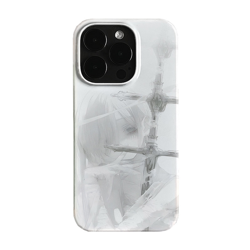 아름다운 애니메이션 소녀 검 무늬 멋진 젤리 폰 케이스 - Phone Accessories For Girls 리뷰 및 가격