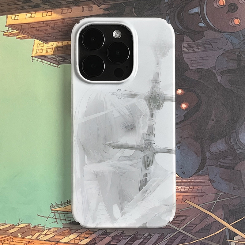 아름다운 애니메이션 소녀 검 무늬 멋진 젤리 폰 케이스 - Phone Accessories For Girls 리뷰 및 가격