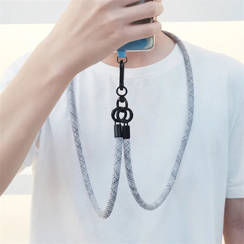 8MM x 120CM 굵은 긴 휴대 전화 매는 밧줄 유 - Neck Hanging Phone Holder 리뷰 및 가격