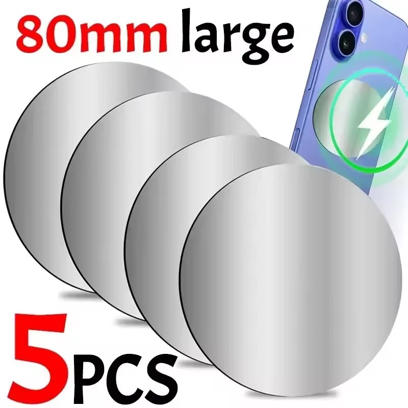 1-5PCS 8CM 휴대 전화 태블릿 용 자기 금속 플 - Phone Accessories Japan 리뷰 및 가격