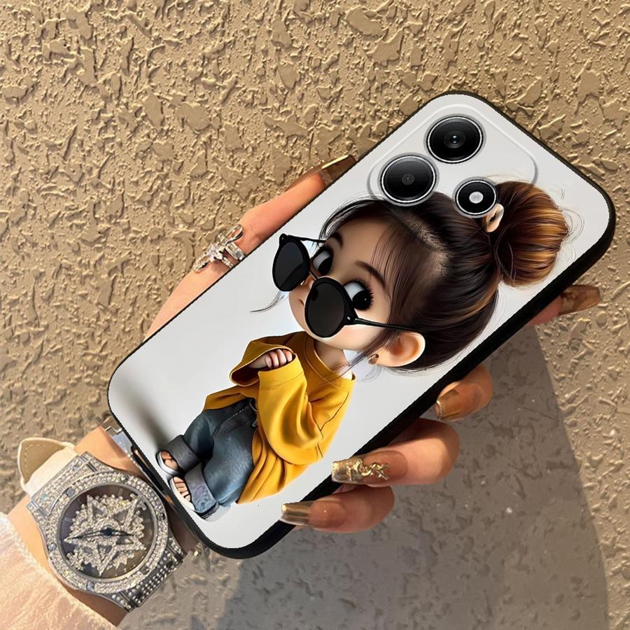 만화 소녀 패턴 푼다 폰 커버 케이스 (샤오미 레드미  - Phone Accessories For Girls 리뷰 및 가격