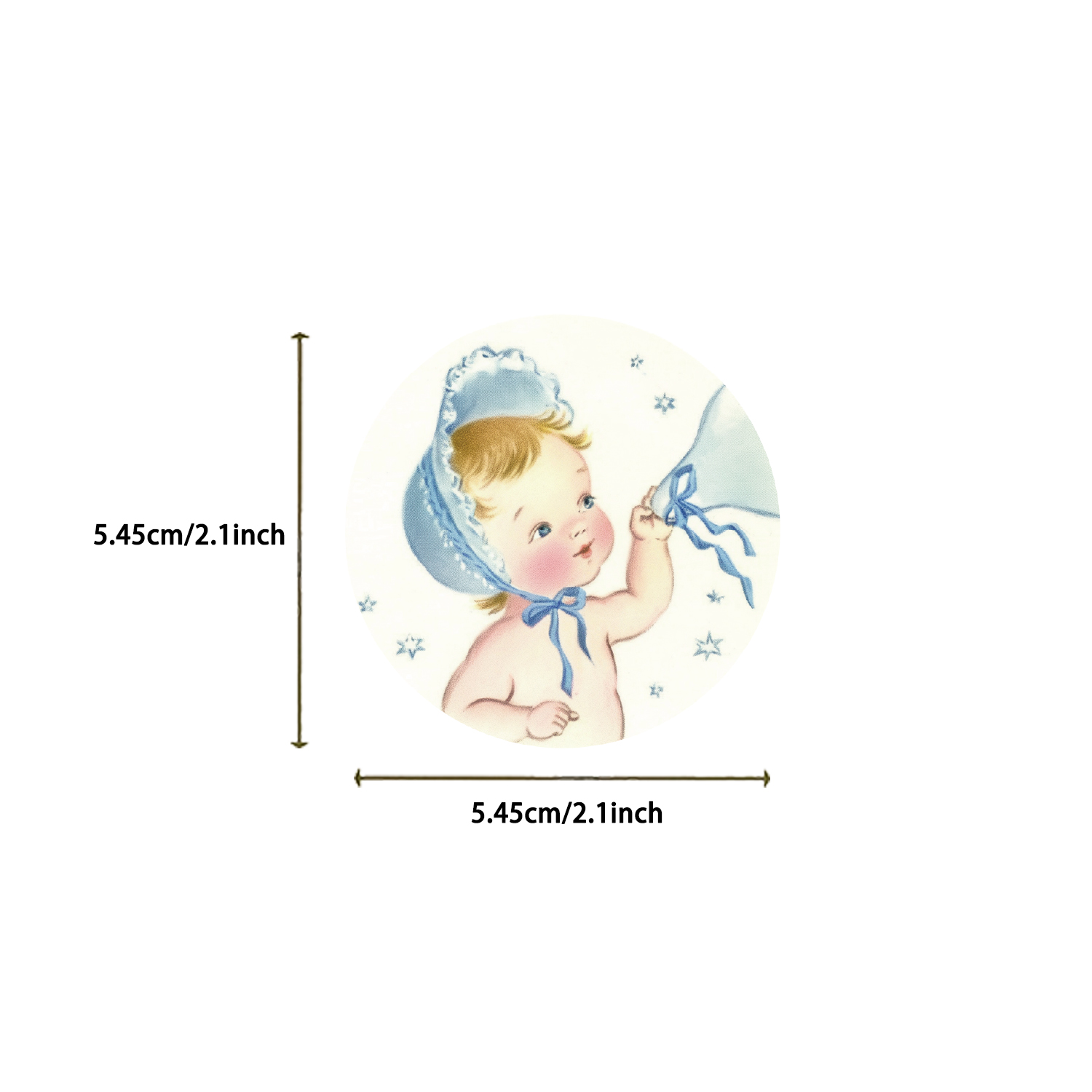50PCS 빈티지 아기 미적 스티커 만화 귀여운 데칼  - Phone Accessories Baby 리뷰 및 가격