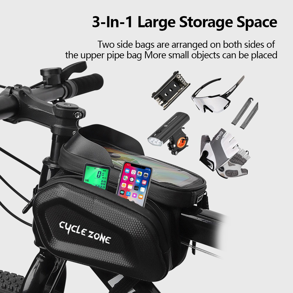 자전거 가방 터치 스크린 전화 케이스 거치대, 대용량  - Phone Zone Accessories & Repair Lake Charles Reviews 리뷰 및 가격