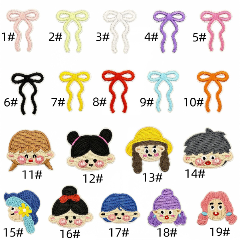 10개 남아 여아용 나비 리본 자수 패치 다리미 의류  - Phone Accessories Pictures 리뷰 및 가격