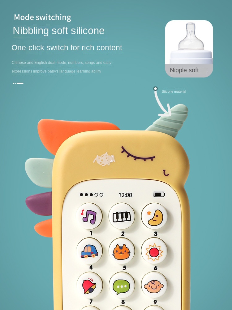아기 전화 장난감 음악 소리 전화 Teether 시뮬레 - Phone Accessories Baby 리뷰 및 가격