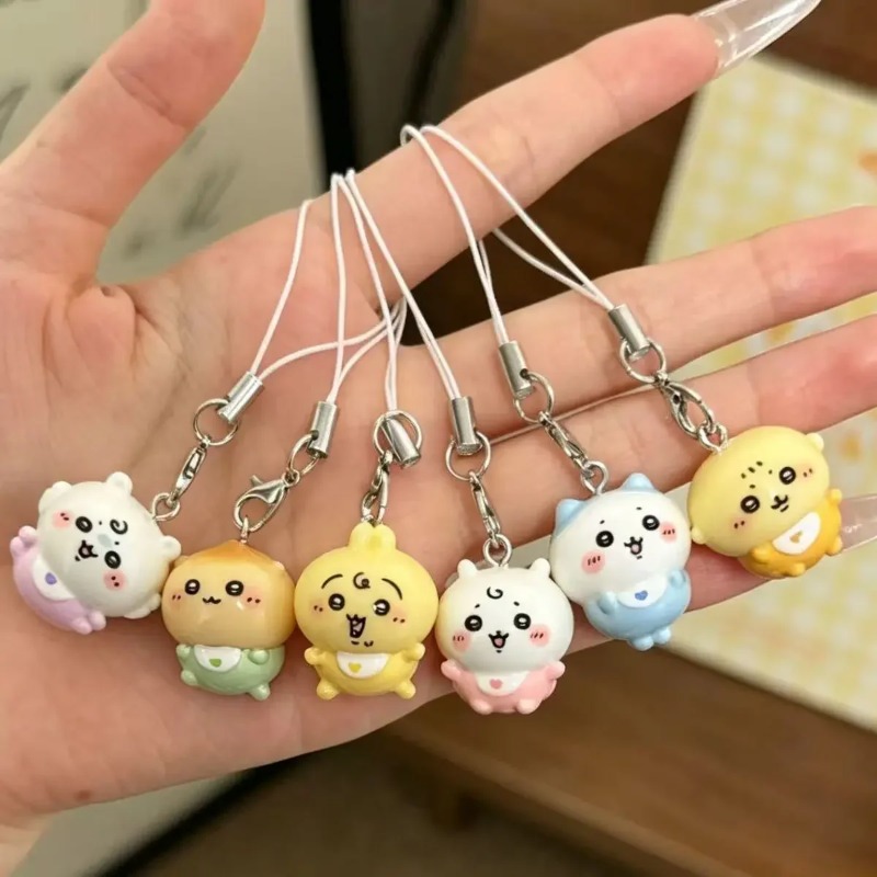 치이카와 하치와레 모모나 레진 키체인 폰 스트랩 참 귀 - Phone Accessories Baby 리뷰 및 가격