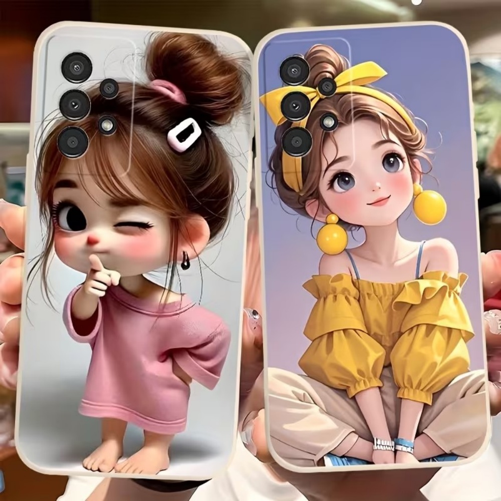 귀여운 만화 소녀 패턴 디자인 삼성 갤럭시 S26 S2 - Phone Accessories For Girls 리뷰 및 가격