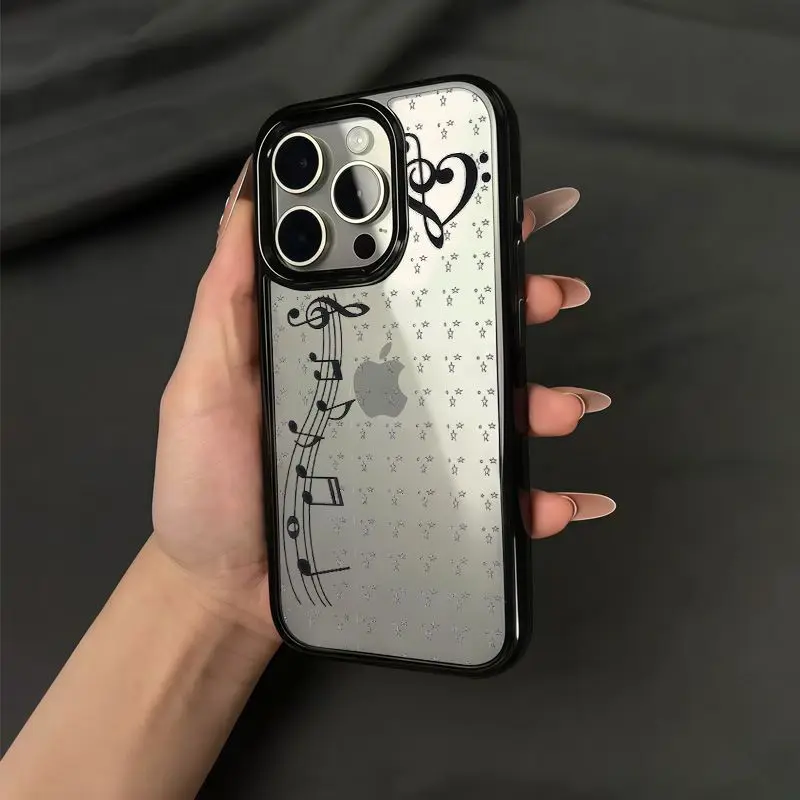 새롭고 사랑스러운 INS 스타일 만화 소녀 음표 별 모 - Phone Accessories For Girls 리뷰 및 가격