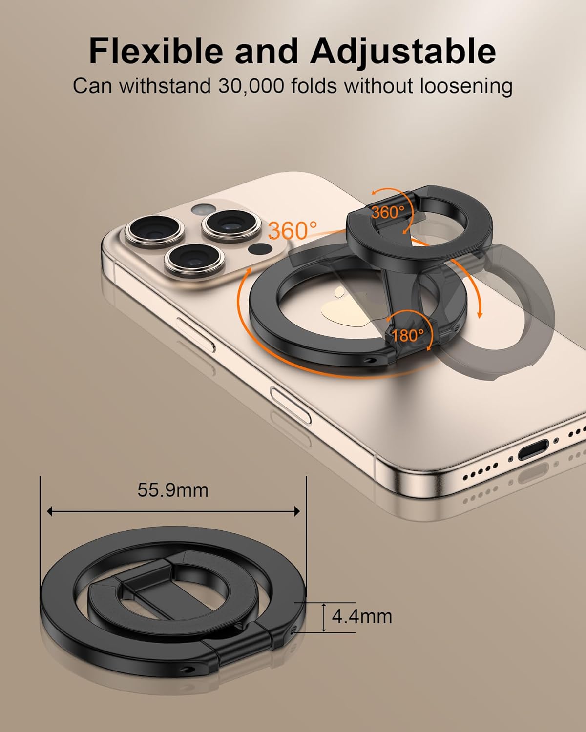 폰 그립 홀더 스탠드 양면 자석 손가락 링 조절 가능한 - Phone Accessories Japan 리뷰 및 가격