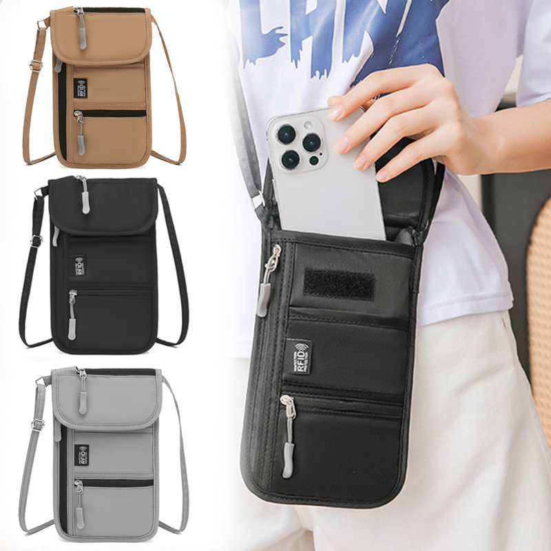 휴대용 Crossbody 가방 여행 여권 문서 가방 다 - Neck Hanging Phone Holder 리뷰 및 가격