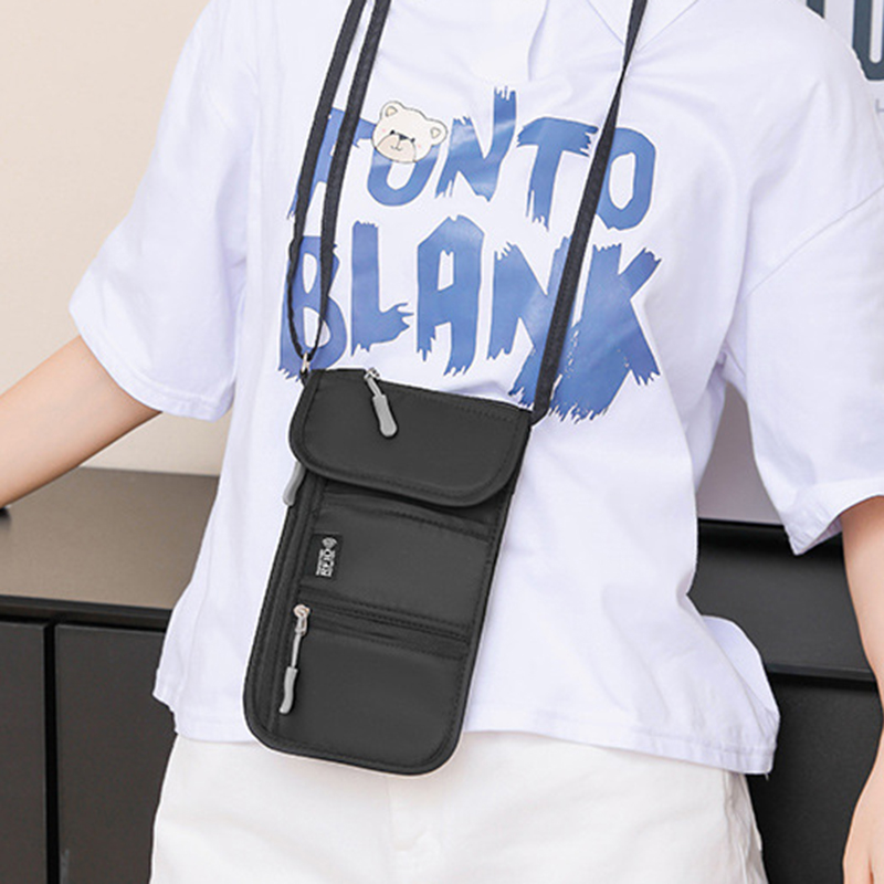 휴대용 Crossbody 가방 여행 여권 문서 가방 다 - Neck Hanging Phone Holder 리뷰 및 가격