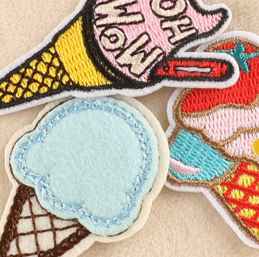 10 Pcs 아이스크림 캔디 패션 배지 자수 패치에 철 - Phone Accessories Pictures 리뷰 및 가격