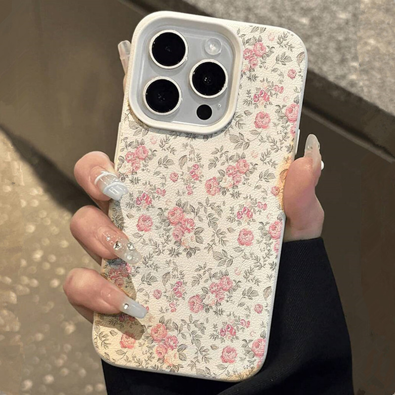 귀여운 소녀 꽃무늬 화이트 클래식 소프트 폰 케이스 아 - Phone Accessories For Girls 리뷰 및 가격