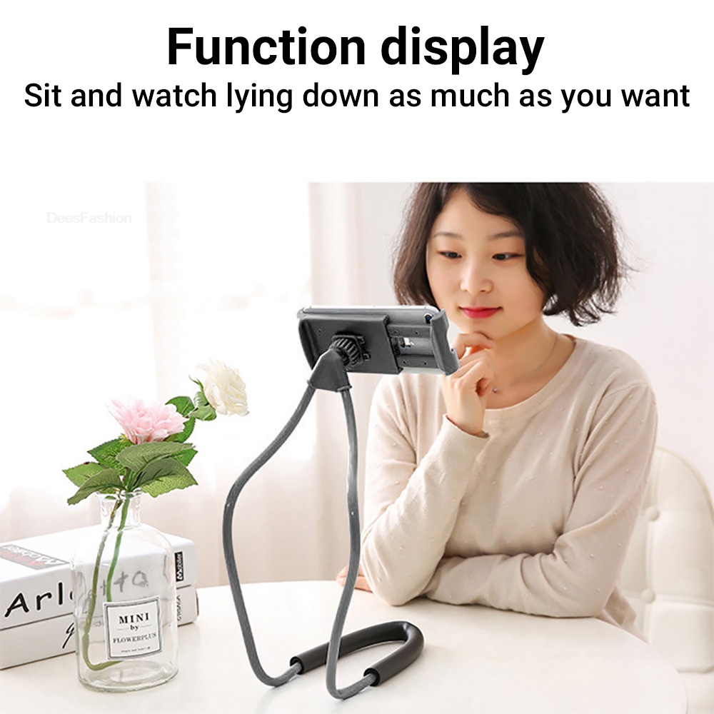 유연한 휴대폰 홀더 목걸이형 거치대 침대용 360도 회 - Neck Hanging Phone Holder 리뷰 및 가격