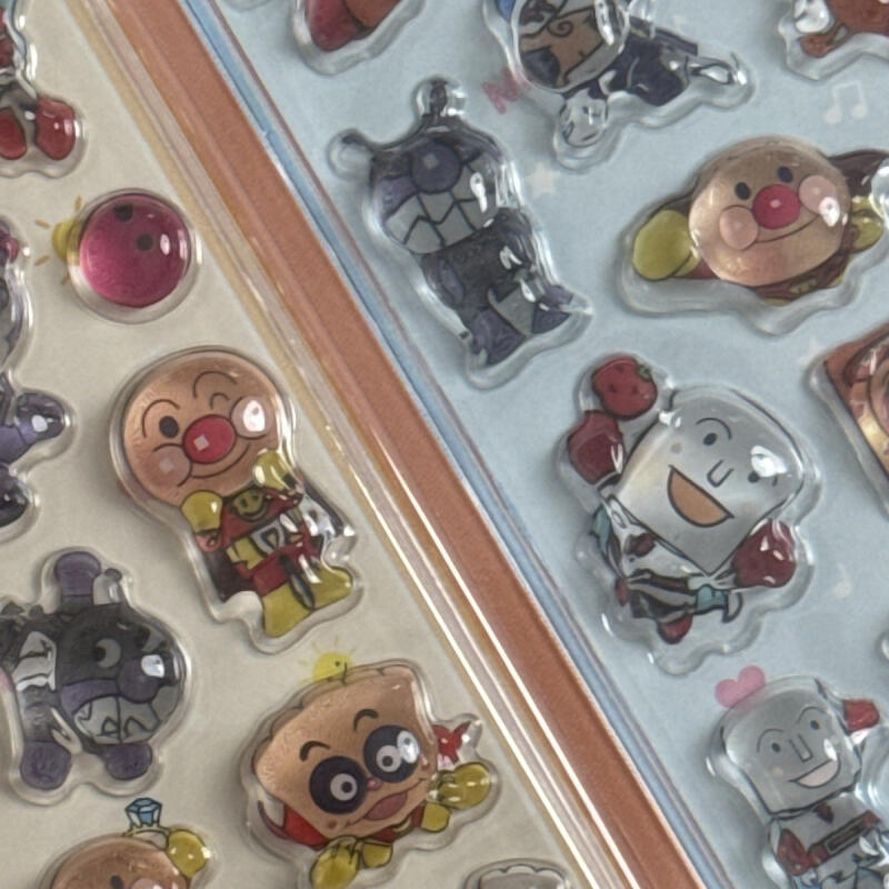 카와이 앤팬맨 3D 릴리프 스티커 창의력 만화 크리스탈 - Phone Accessories Diy 리뷰 및 가격